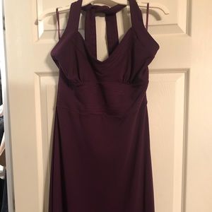 Halter knee length sundress
